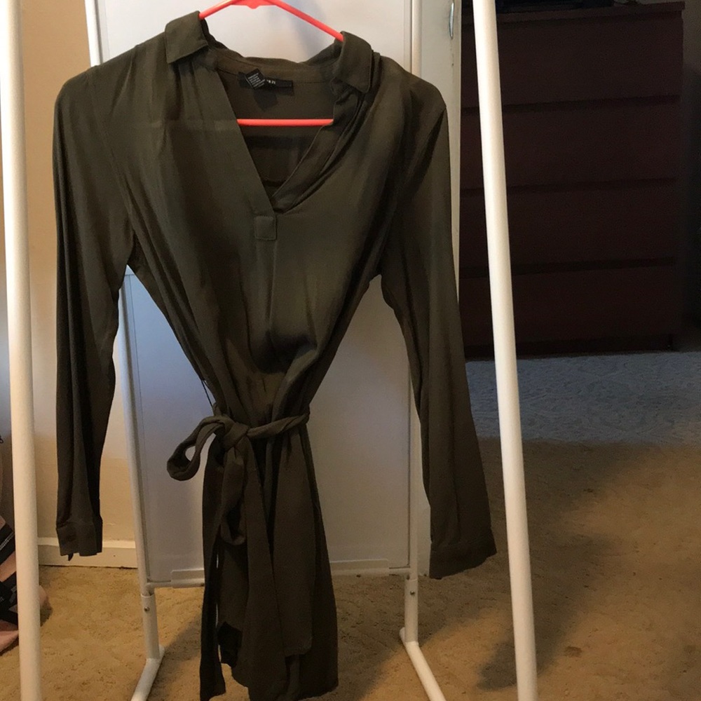 Hunter green dress